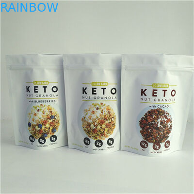 চীন সরবরাহকারী কাস্টম ডিজাইন মুদ্রণ কাস্টমাইজড আকার এবং নকশা চাহিদা খাদ্য প্যাকেজিং জন্য জিপার সঙ্গে স্ট্যান্ড আপ পকেট