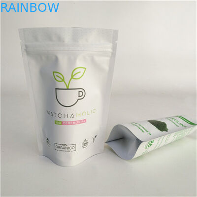 কাস্টমাইজড মুদ্রণ তাপ সীল পুনরায় ব্যবহারযোগ্য স্ট্যান্ড আপ ব্যাগ ফুড গ্রেড মাইলার স্যাচেট প্যাকেজিং