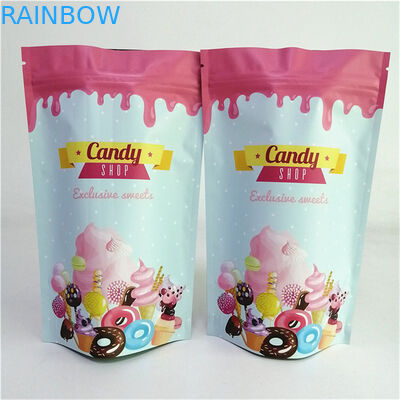 স্ন্যাক প্যাকেজিংয়ের জন্য গন্ধ প্রতিরোধী কাস্টম মুদ্রিত ফুড গ্রেড মাইলার স্ট্যান্ড আপ প্যাকেজ