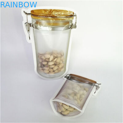 উচ্চ মানের কাস্টম ডিজিটাল প্রিন্টিং পিই পুনর্ব্যবহৃত প্লাস্টিকের খাদ্য প্যাকেজিং ব্যাগ