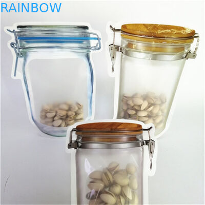 উচ্চ মানের কাস্টম ডিজিটাল প্রিন্টিং পিই পুনর্ব্যবহৃত প্লাস্টিকের খাদ্য প্যাকেজিং ব্যাগ