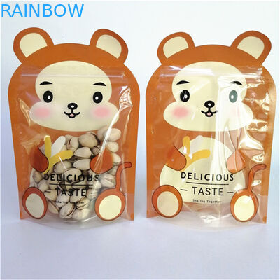 রঙিন মুদ্রণ গন্ধ প্রতিরোধী এবং আর্দ্রতা প্রতিরোধী প্লাস্টিকের মাইলার প্যাকেজিং স্ট্যান্ড আপ পকেট