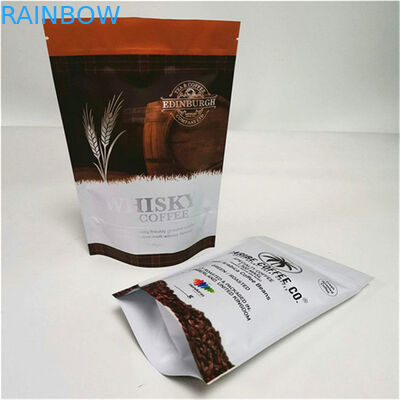 রঙিন মুদ্রণ ম্যাট ফিনিস কাস্টমাইজড আকার এবং নকশা প্রয়োজন অ্যালুমিনিয়াম ফয়েল মাইলার ডয়প্যাক