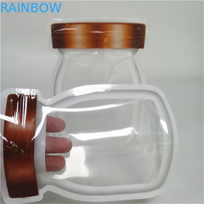 নতুন ডিজাইন সেরা বিক্রয় কাস্টম বেধ কাস্টম লোগো মুদ্রিত স্ট্যান্ড আপ জিপার পকেট প্লাস্টিক খাদ্য সীল প্যাকেজিং