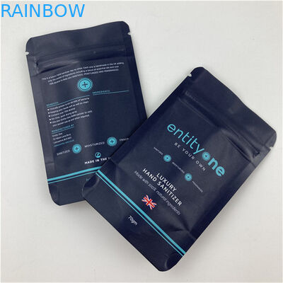 কাস্টম লোগো প্রিন্টেড স্ট্যান্ড আপ পাউচ, জিপার সহ, ম্যাট ফিনিশ, অ্যালুমিনিয়াম ফয়েল ফুড গ্রেড উপাদান ডয়প্যাক