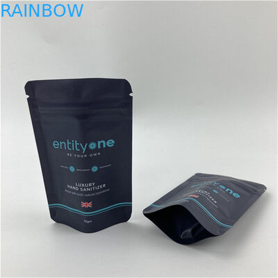 কাস্টম লোগো প্রিন্টেড স্ট্যান্ড আপ পাউচ, জিপার সহ, ম্যাট ফিনিশ, অ্যালুমিনিয়াম ফয়েল ফুড গ্রেড উপাদান ডয়প্যাক