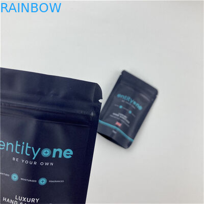 কাস্টম লোগো প্রিন্টেড স্ট্যান্ড আপ পাউচ, জিপার সহ, ম্যাট ফিনিশ, অ্যালুমিনিয়াম ফয়েল ফুড গ্রেড উপাদান ডয়প্যাক