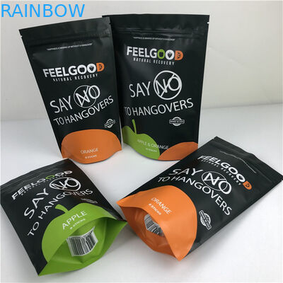 কাস্টমাইজড আকার এবং নকশা প্রয়োজন স্থায়ী অ্যালুমিনিয়াম ফয়েল জিপার ব্যাগ গন্ধ প্রুফ কাস্টমাইজড মুদ্রিত