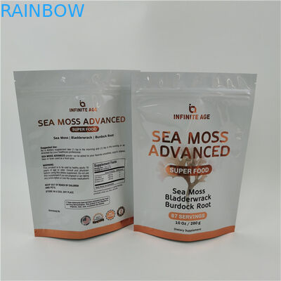 10 টিরও বেশি রঙ গ্রহণ করা যায় সহজ অশ্রু লাইন স্ট্যান্ড আপ পকেট ব্যাগ তাপ সিলিং জিপার শীর্ষ