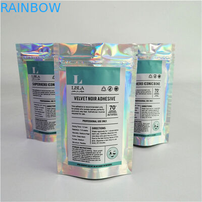 পাইকারি কাস্টমাইজড লোগো ডিজিটাল প্রিন্টিং প্লাস্টিক পিইটি মসৃণ উপযুক্ত মূল্য জিপার সঙ্গে স্ট্যান্ড আপ পকেট