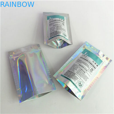 পাইকারি কাস্টমাইজড লোগো ডিজিটাল প্রিন্টিং প্লাস্টিক পিইটি মসৃণ উপযুক্ত মূল্য জিপার সঙ্গে স্ট্যান্ড আপ পকেট