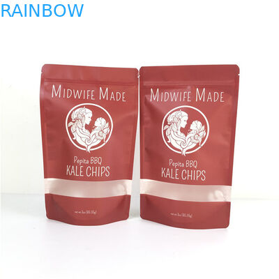 খাদ্য প্যাকেজিং গ্রাভুর প্রিন্টিং উইন্ডো সহ মাইলার ডয়প্যাক পরিবেশ বান্ধব এবং কাস্টমাইজড