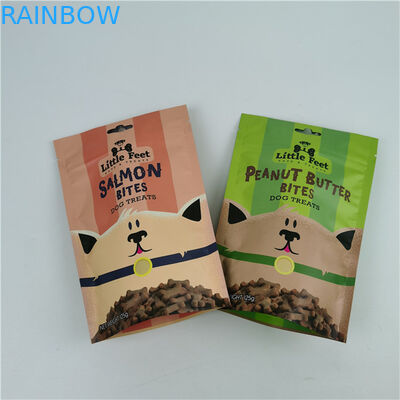 শীর্ষ চাহিদা পণ্য উচ্চ মানের ম্যাট জিপার পোষা প্রাণী খাদ্য ব্যাগ স্ট্যান্ড আপ পকেট