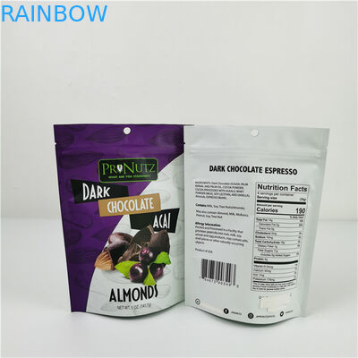 কাস্টম ডিজিটাল প্রিন্টিং পিই জিপার পকেট পরিবেশ বান্ধব এবং তাপ সীল সিলিং হ্যান্ডেল