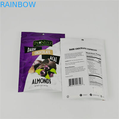 কাস্টম ডিজিটাল প্রিন্টিং পিই জিপার পকেট পরিবেশ বান্ধব এবং তাপ সীল সিলিং হ্যান্ডেল