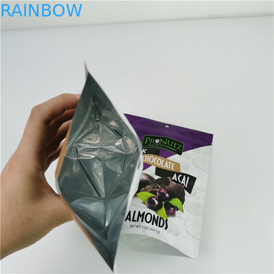 কাস্টম ডিজিটাল প্রিন্টিং পিই জিপার পকেট পরিবেশ বান্ধব এবং তাপ সীল সিলিং হ্যান্ডেল