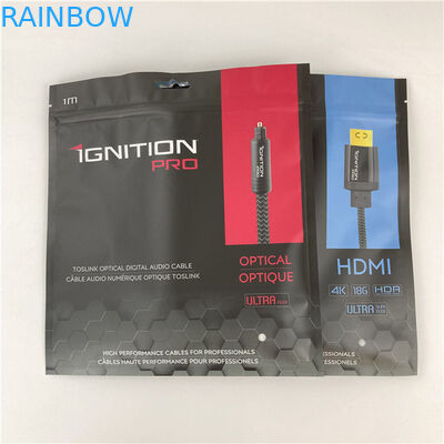 থ্রি সাইড সিলড মাইলার প্যাকেজিং ব্যাগ ফ্ল্যাট প্যাকেজ সিপার সহ 10 টি পর্যন্ত রঙ গ্রহণ করা হয় উপলব্ধ