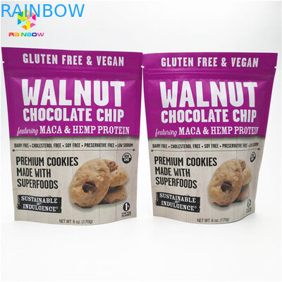 মেট ফিনিস রঙিন মুদ্রণ অ্যালুমিনিয়াম ফয়েল কাস্টমাইজড আকার এবং নকশা সঙ্গে মাইলার Doypack