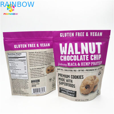 মেট ফিনিস রঙিন মুদ্রণ অ্যালুমিনিয়াম ফয়েল কাস্টমাইজড আকার এবং নকশা সঙ্গে মাইলার Doypack