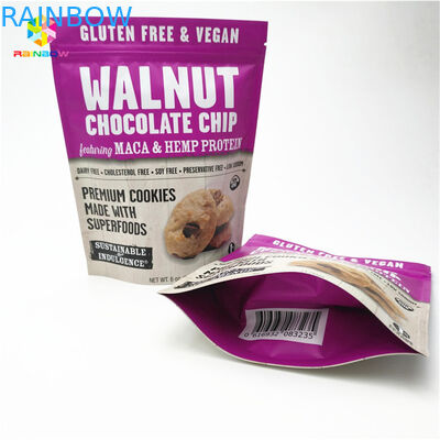 মেট ফিনিস রঙিন মুদ্রণ অ্যালুমিনিয়াম ফয়েল কাস্টমাইজড আকার এবং নকশা সঙ্গে মাইলার Doypack