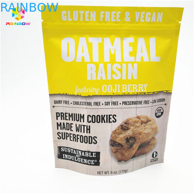 পরিবেশ বান্ধব এবং নিরাপদ উপাদান স্ন্যাক প্যাকেজিং ব্যাগ 10 টি রঙ পর্যন্ত গ্রহণযোগ্য উপলব্ধ