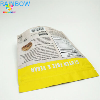 পরিবেশ বান্ধব এবং নিরাপদ উপাদান স্ন্যাক প্যাকেজিং ব্যাগ 10 টি রঙ পর্যন্ত গ্রহণযোগ্য উপলব্ধ