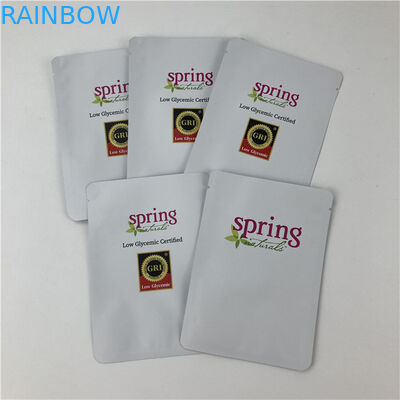 লিক প্রুফ থ্রি সাইড সিলড মাইলার প্যাকেজিং ব্যাগ সিপার কাস্টমাইজড সাইজ ডিজাইন সহ