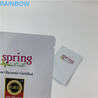 লিক প্রুফ থ্রি সাইড সিলড মাইলার প্যাকেজিং ব্যাগ সিপার কাস্টমাইজড সাইজ ডিজাইন সহ