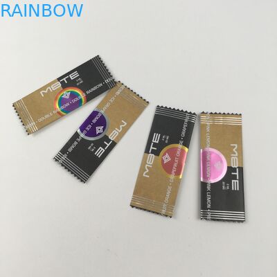 ফ্রিজে খাবার জন্য খালি নমনীয় স্তরিত সিলড বালিশ ব্যাগ চকলেট স্যাকেট