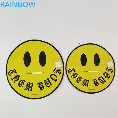 অনিয়মিত 3.5g 7g মাইলার ব্যাগগুলি ভিতরে জিপার সহ মুদ্রণ অ্যালুমিনিয়াম ফয়েল গন্ধ প্রতিরোধী ভোজ্য প্লাস্টিকের প্যাকেট