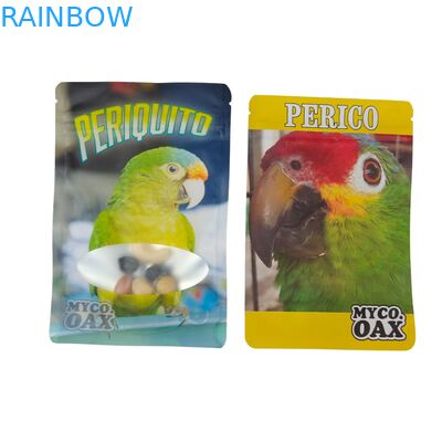 কাস্টম ডিজাইন স্ব-সিলিং আর্দ্রতা-প্রমাণ তাপ-সিলড জিপার স্বচ্ছ সামনের অ্যালুমিনিয়াম ফয়েল ব্যাক মাইলার প্লাস্টিকের ব্যাগ চিনি জন্য