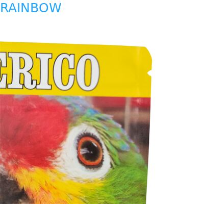 কাস্টম ডিজাইন স্ব-সিলিং আর্দ্রতা-প্রমাণ তাপ-সিলড জিপার স্বচ্ছ সামনের অ্যালুমিনিয়াম ফয়েল ব্যাক মাইলার প্লাস্টিকের ব্যাগ চিনি জন্য