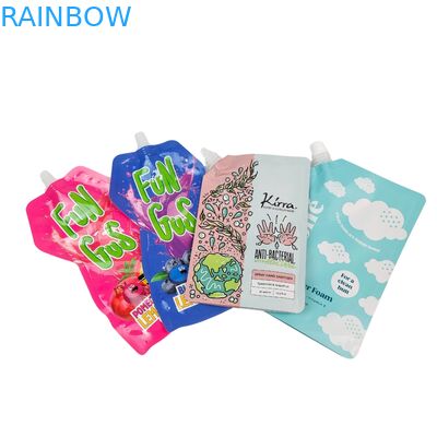 তরল প্লাস্টিকের স্ট্যান্ড আপ প্যাকেজ স্পাউট স্প্রেজ প্যাকেজিং ব্যাগ জন্য কসমেটিক পানীয় লশুন নল ব্যাগ