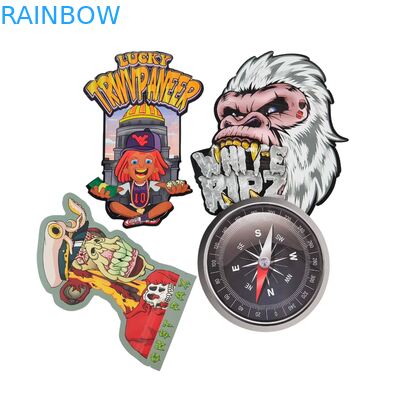 অনিয়মিত পুনরায় সিলযোগ্য 3.5 গ্রাম শিশু প্রতিরোধী মাইলার ব্যাগ ডিজিটাল প্রিন্ট পিইটি জিপলক প্যাকেজিং ভোজ্য গামি কুকিজের জন্য