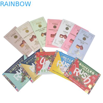 খাওয়ানো অ্যালুমিনিয়াম ফয়েল স্যাকেট ব্যাক সিল ছোট প্লাস্টিকের মাইলার ওট চকোলেট এনার্জি বার কুকি স্ন্যাক ক্যান্ডি প্যাকেজিং ব্যাগ