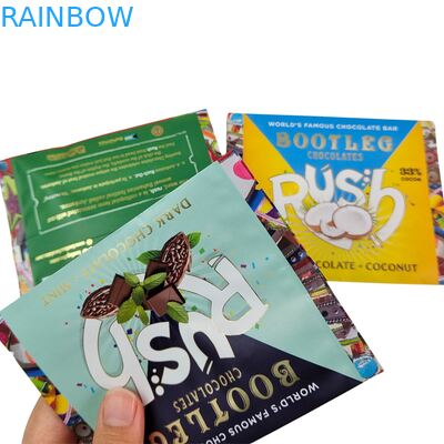 খাওয়ানো অ্যালুমিনিয়াম ফয়েল স্যাকেট ব্যাক সিল ছোট প্লাস্টিকের মাইলার ওট চকোলেট এনার্জি বার কুকি স্ন্যাক ক্যান্ডি প্যাকেজিং ব্যাগ