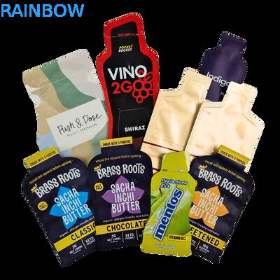 কাস্টম ডিজিটাল প্রিন্টিং হট স্ট্যাম্পিং প্লাস্টিক প্যাকেজিং ব্যাগ ৫ মিলি ১০ মিলি ৩০ মিলি ছোট নমুনা স্যাশে ব্যাগ কাস্টম স্যাশে