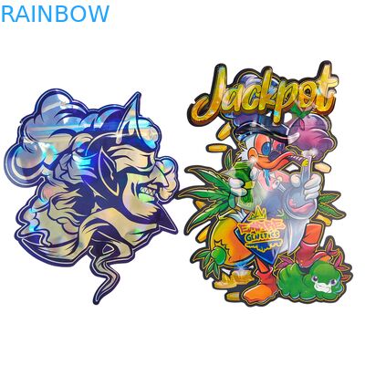 খাদ্য গ্রেড ডয়প্যাক ডাই কাট ক্যালি ৩.৫ গ্রাম ৭ গ্রাম ১৪ গ্রাম ২৮ গ্রাম সুগার কুকি মylar ব্যাগ চকচকে/অনুজ্জ্বল গন্ধরোধী জিপলক ব্যাগ