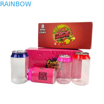 কাস্টম লেবেল ক্লিয়ার প্লাস্টিক ৩.৫ গ্রাম ও ৭ গ্রাম পিইটি জার, স্ক্রু অ্যালুমিনিয়াম ঢাকনা সহ, চিনি, ক্যান্ডি, কুকি, খাদ্য প্যাকেজিং, প্রদর্শনের জন্য পেপার বক্স