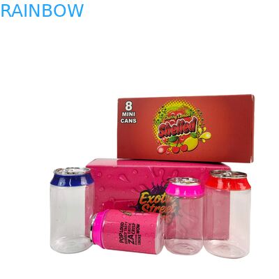 কাস্টম লেবেল ক্লিয়ার প্লাস্টিক ৩.৫ গ্রাম ও ৭ গ্রাম পিইটি জার, স্ক্রু অ্যালুমিনিয়াম ঢাকনা সহ, চিনি, ক্যান্ডি, কুকি, খাদ্য প্যাকেজিং, প্রদর্শনের জন্য পেপার বক্স