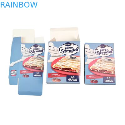 কাস্টম 3.5g 7g 14g গন্ধ প্রতিরোধী Mylar ব্যাগ বক্স সঙ্গে