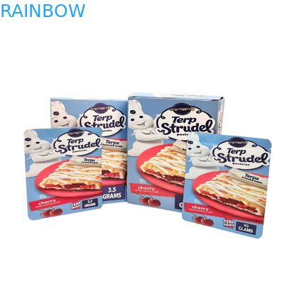 কাস্টম 3.5g 7g 14g গন্ধ প্রতিরোধী Mylar ব্যাগ বক্স সঙ্গে