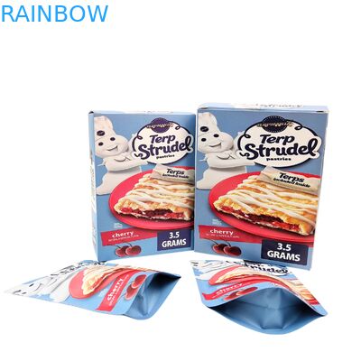 কাস্টম 3.5g 7g 14g গন্ধ প্রতিরোধী Mylar ব্যাগ বক্স সঙ্গে