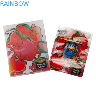 3.5g স্ন্যাক প্যাকেজিংয়ের জন্য কাস্টম চাইল্ডপ্রুফ মাইলার ব্যাগ