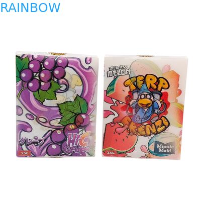 3.5g স্ন্যাক প্যাকেজিংয়ের জন্য কাস্টম চাইল্ডপ্রুফ মাইলার ব্যাগ