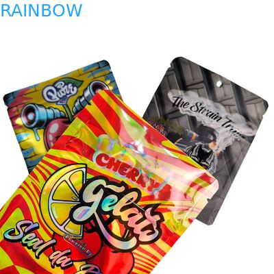 মাশরুম চকলেট বার প্যাকেজিং গামি ৮ম ক্যালি ফুড ডয়প্যাক মায়লার ব্যাগ ৩.৫ ক্যালি প্যাকস খাদ্যযোগ্য প্যাকেজিং ব্যাগ ৩ সাইড সিল