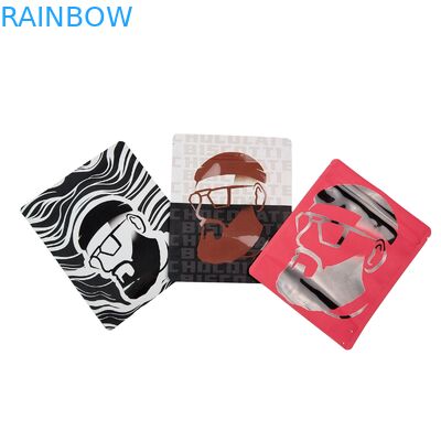 কাস্টম মুদ্রিত 3.5g-28g পুনরায় বন্ধযোগ্য গন্ধ প্রতিরোধী মাইলার ফুড ব্যাগ