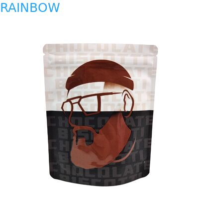 কাস্টম মুদ্রিত 3.5g-28g পুনরায় বন্ধযোগ্য গন্ধ প্রতিরোধী মাইলার ফুড ব্যাগ