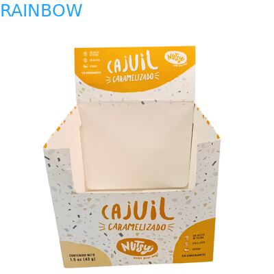 কাস্টম খুচরা প্রদর্শনী ভাঁজযোগ্য 3.5g কাগজ বাক্স প্রাতঃরাশের জন্য তাত্ক্ষণিক শুকনো ফল বাদাম শস্য খাদ্য প্যাকেজিং