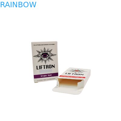 বায়োডেগ্রেডেবল ভাঁজযোগ্য ক্রাফ্ট পেপার বক্স ফুড গ্রেড এমবসড স্টোরেজ প্যাকেজিং ক্যান্ডেল ক্যান্ডি ভাঁজযোগ্য কার্ডবোর্ড বক্স